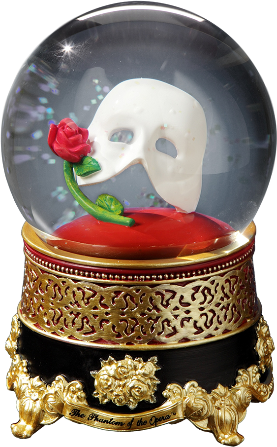 Phantom Of The Opera Snow Globe Music Box (1024x1024), Png Download