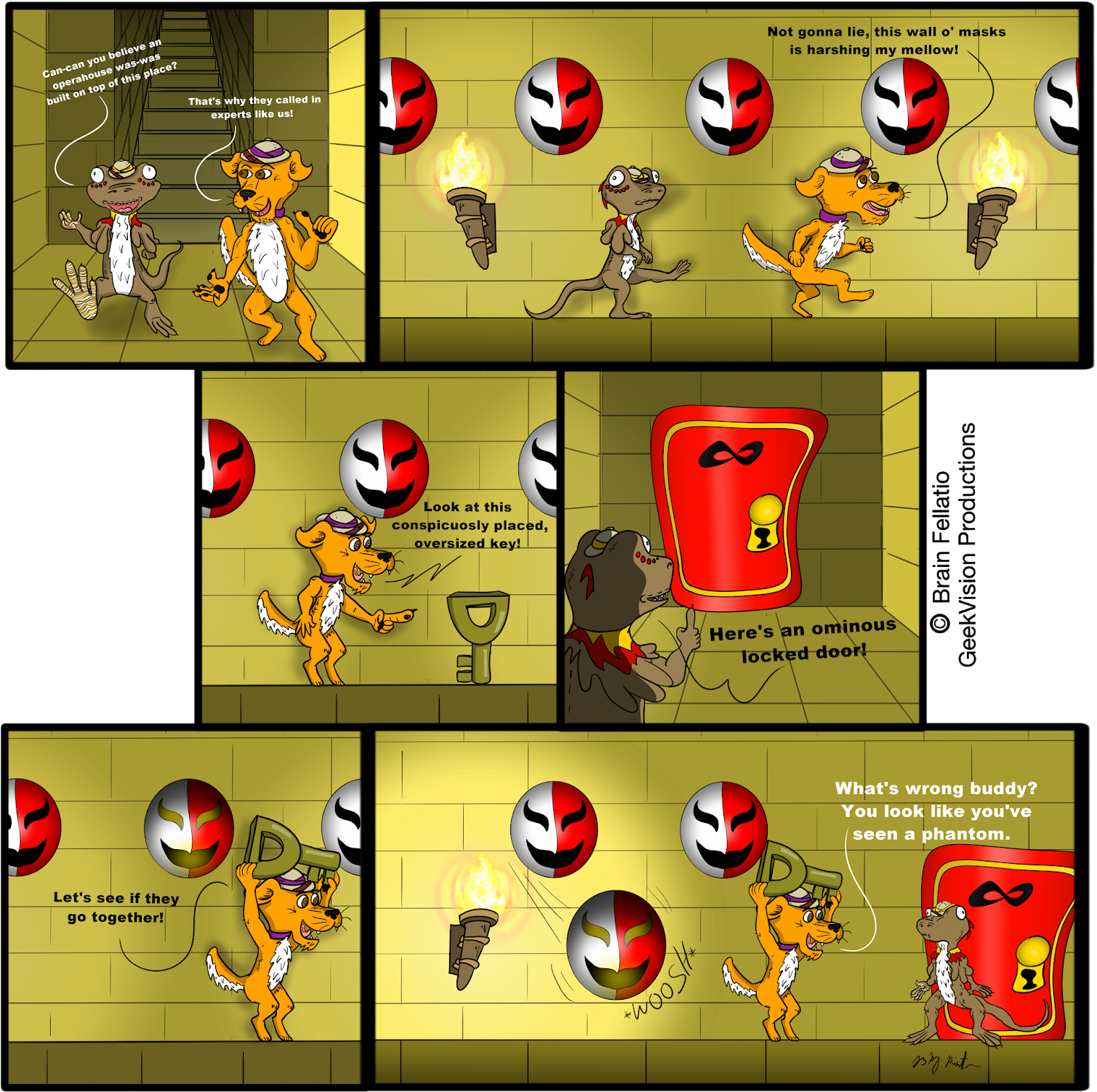 Phanto Of The Opera - Cartoon (1600x1600), Png Download