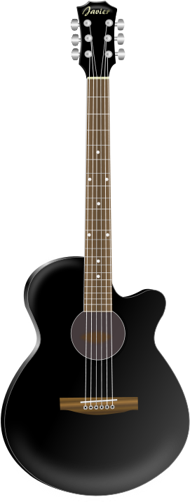 Wooden Guitar Clipart, Vector Clip Art Online, Royalty - Yamaha Guitar Ntx 500 (636x900), Png Download