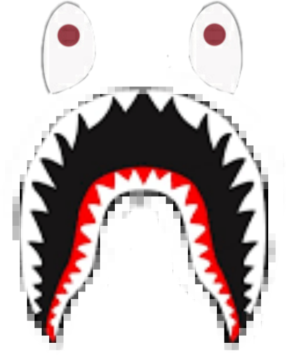Bape Shark Logo Png (1024x1024), Png Download