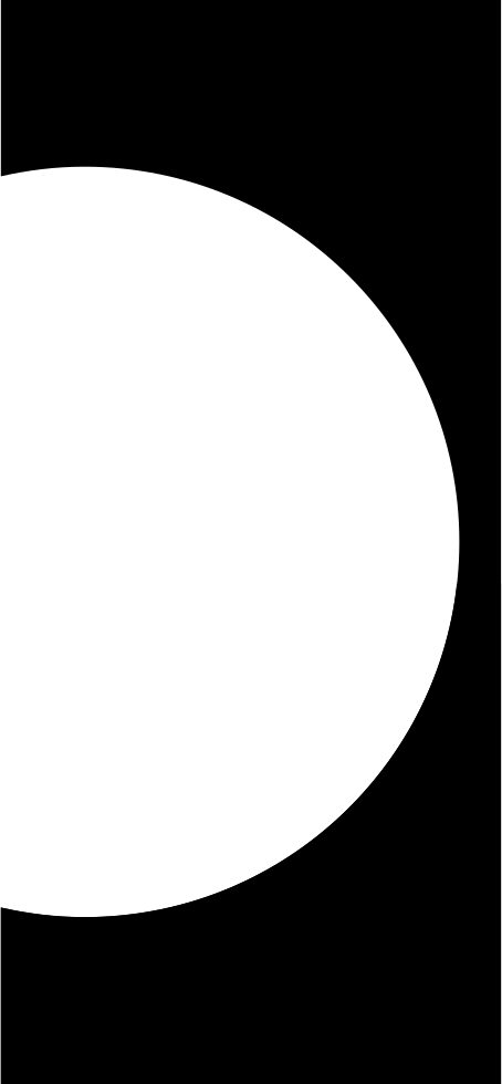 Flight Pic X Semicircle Left - Circle (454x980), Png Download