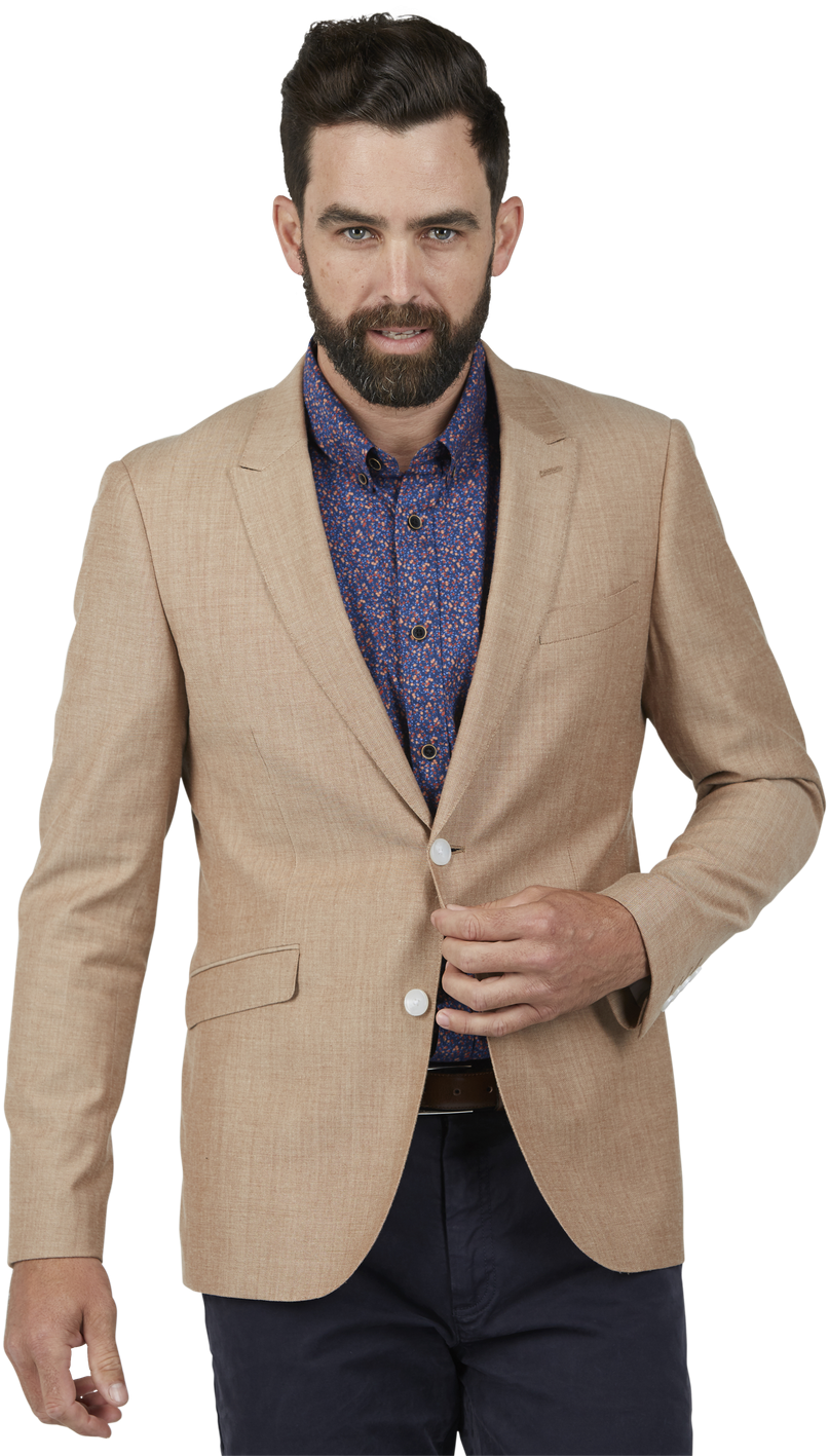 Get The Malvern Texture Blazer In Rust Online - Gentleman (960x1440), Png Download
