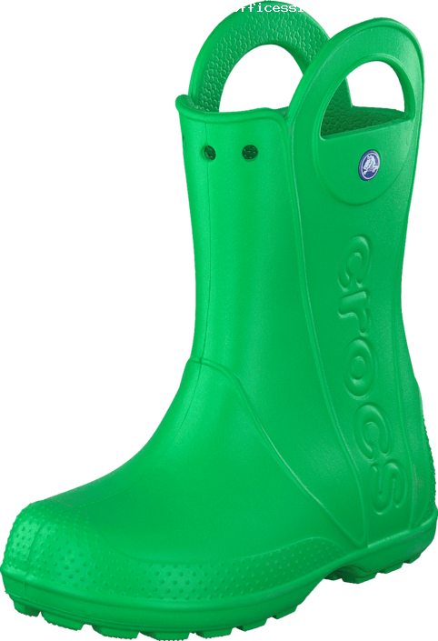 Crocs Handle It Rain Boot Kids Grass Green 46741-01 - Crocs Handle It Rain Boot Kids (482x705), Png Download