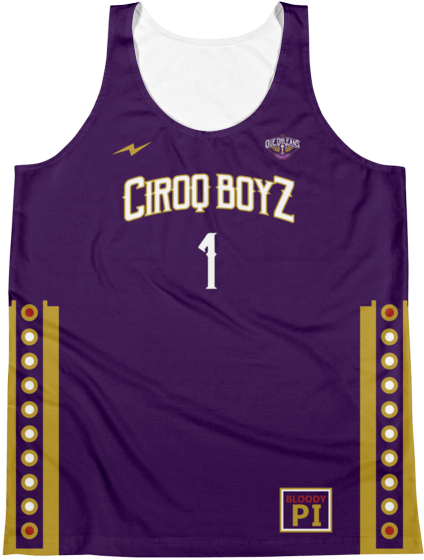 *custom* Randy Savage Ciroq Boyz Jersey All Over Print - Active Tank (600x600), Png Download