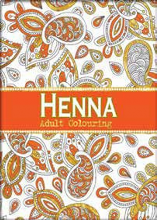 Adult Colour Book Acb09 Henna - Tapestry (700x700), Png Download