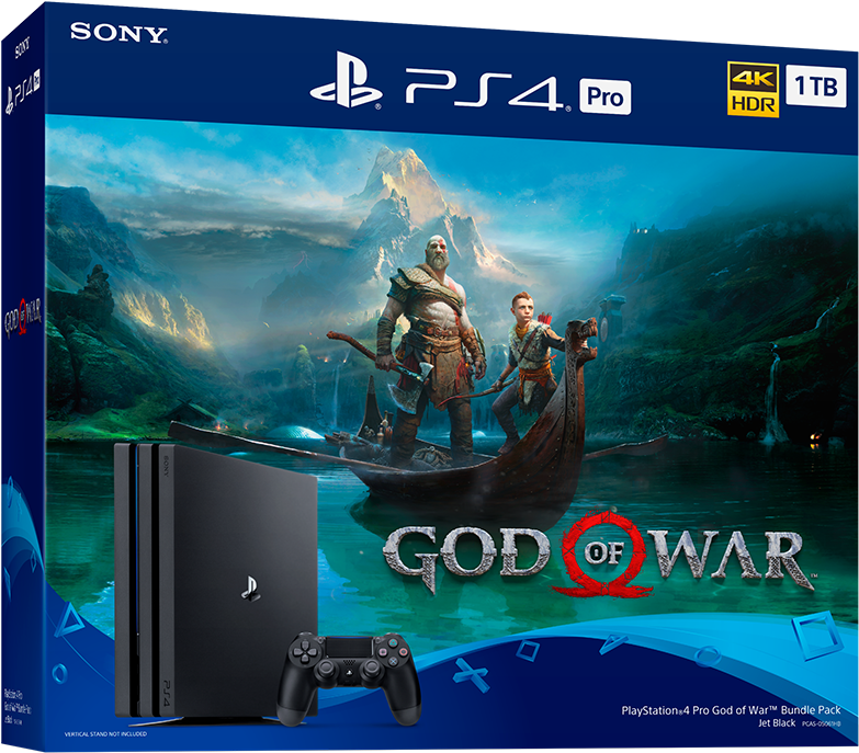 Ps4 Pro God Of War Bundle - Ps4 Pro 1tb God Of War (1400x788), Png Download