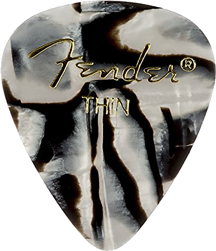 Fender 351 Shape Graphic Thin Picks - Guitar Pick (1000x1000), Png Download
