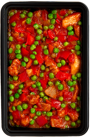 Local Style Pork & Peas - Strawberry (700x700), Png Download