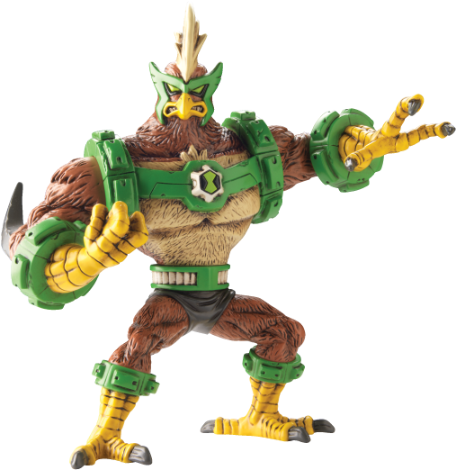 Ben 10 Omniverse Kickin Hawk Action Figure - Ben 10 Hyperalien (530x590), Png Download