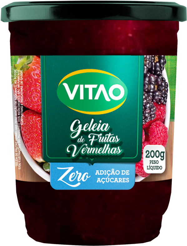 Geleia De Frutas Vermelhas - Doce De Leite Vitao (1000x1000), Png Download