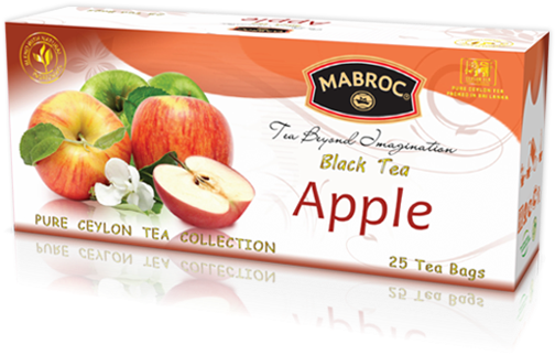 Mabroc 25 X 2g Double Chamber Black Tea With Apple - Mabroc (640x488), Png Download