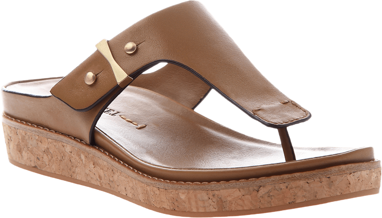 Naked Feet, Hadidd, Toffee, Slip On Thong Sandal - Sandal (1400x1400), Png Download