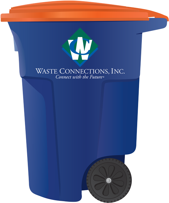 Accepted Recyclables See Single-stream Recycling Guide - Waste Connections Trash Can (600x709), Png Download