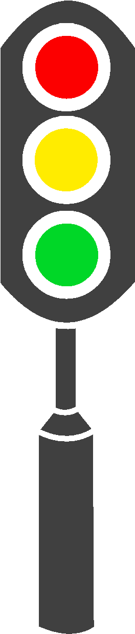 Traffic Light Cliparts (288x1260), Png Download