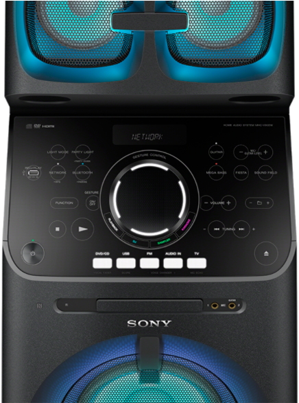 Mhcv90dw 4 - Sony Mhc V90 (1500x1500), Png Download