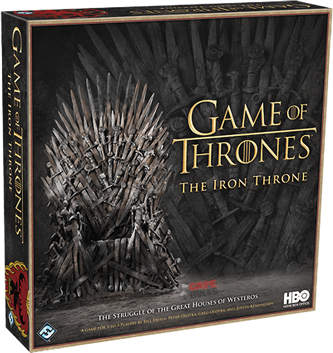 Agot Theironthrone Box - Game Of Thrones Iron Throne Board Game (709x709), Png Download
