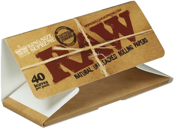 Raw King Size Supreme Rolling Paper - Raw Rolling Papers King Size (800x800), Png Download