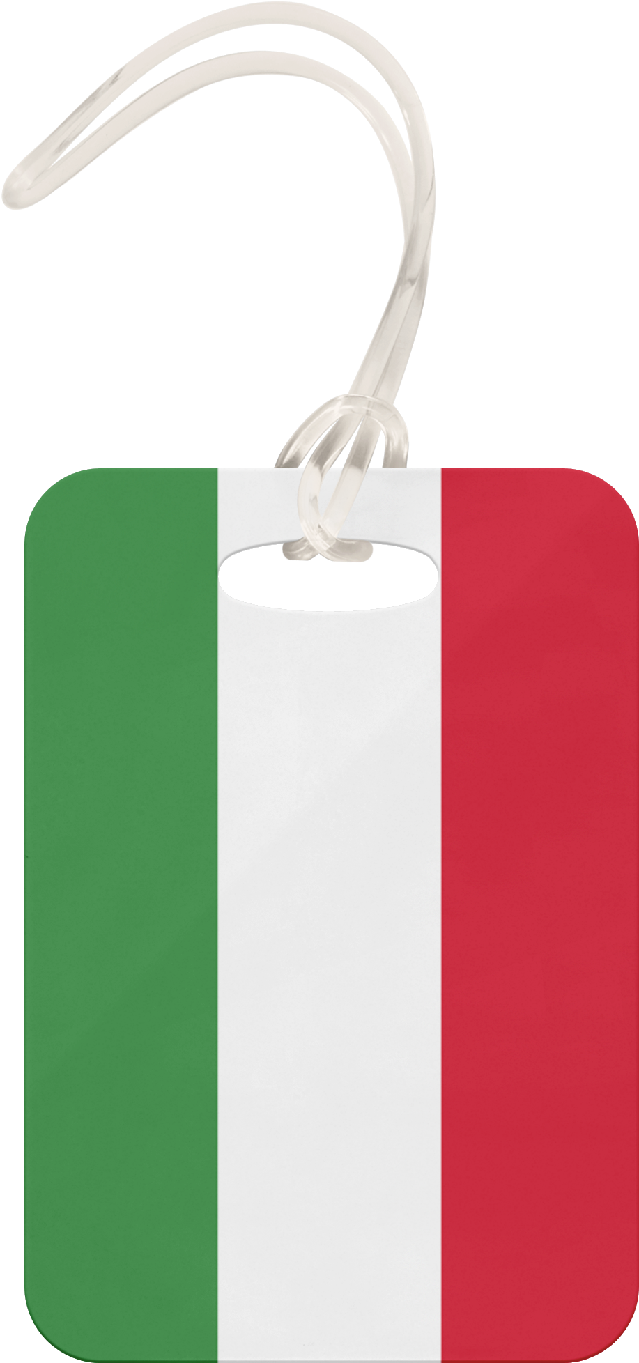 Italy Flag Luggage Tag (2000x2000), Png Download