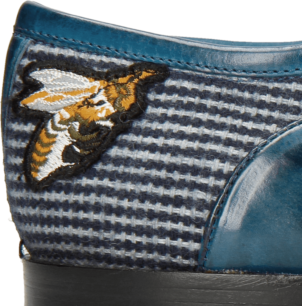 Oxford Shoes Lance 23 Ostrich Mid Blue Bee Patch - Coin Purse (1024x1024), Png Download