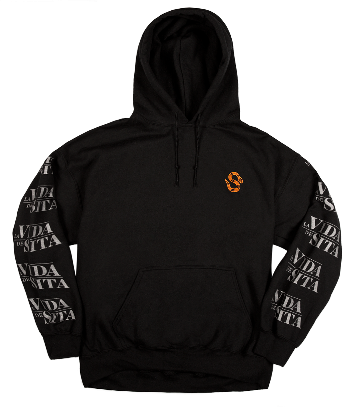 La Vida De Sita Black Hoodie - Hoodie (1500x1500), Png Download