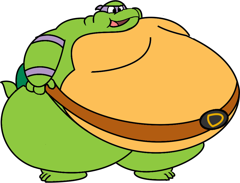 Cartoon Characters « Older Beast Boy Hippo 3 Fat Donnie - Transparent Fat Cartoon Character (976x746), Png Download