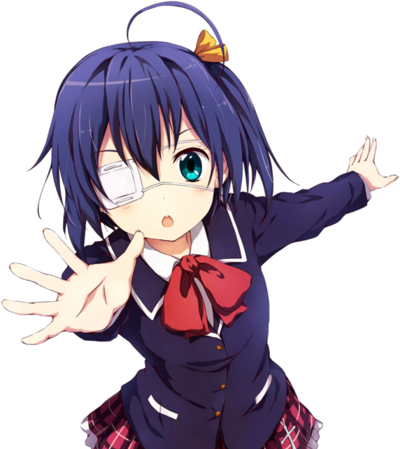 Yuno Gasai Zusumilla - Rikka Anime (648x648), Png Download