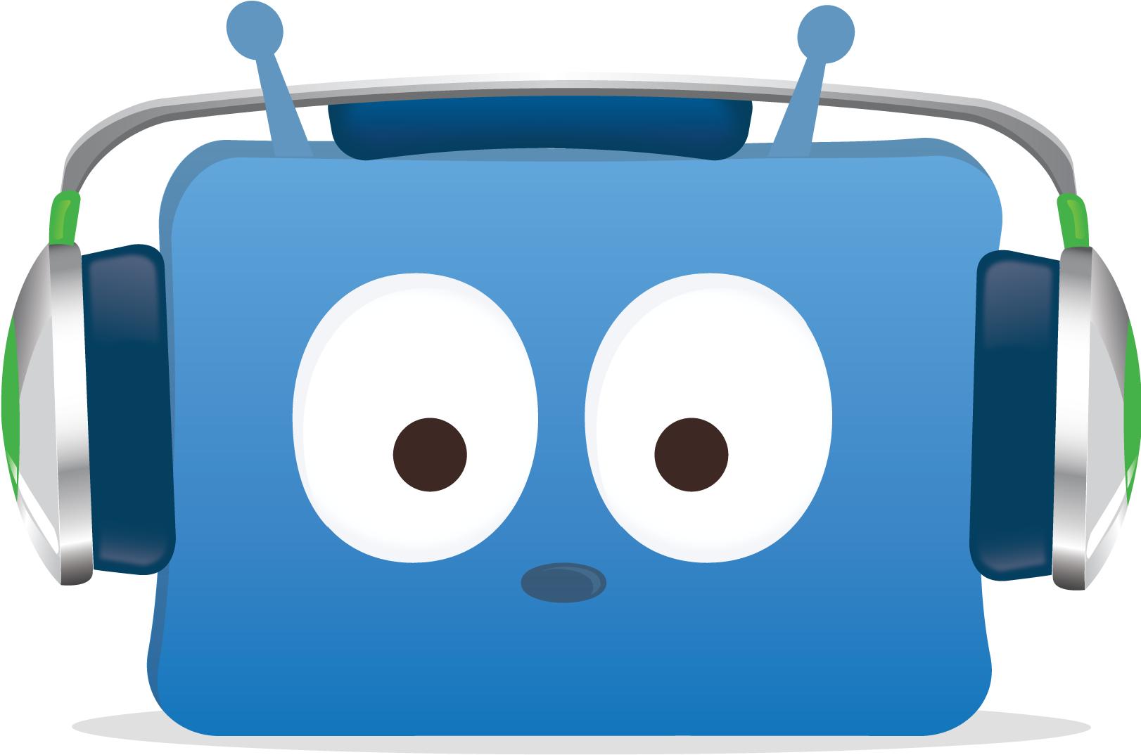 Home / Q&a With A Little Blue Robot That Was Not Like - Cartoon (3021x1621), Png Download