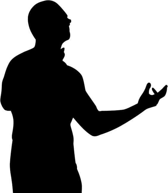 Rdp4hls - Silhouette (565x648), Png Download