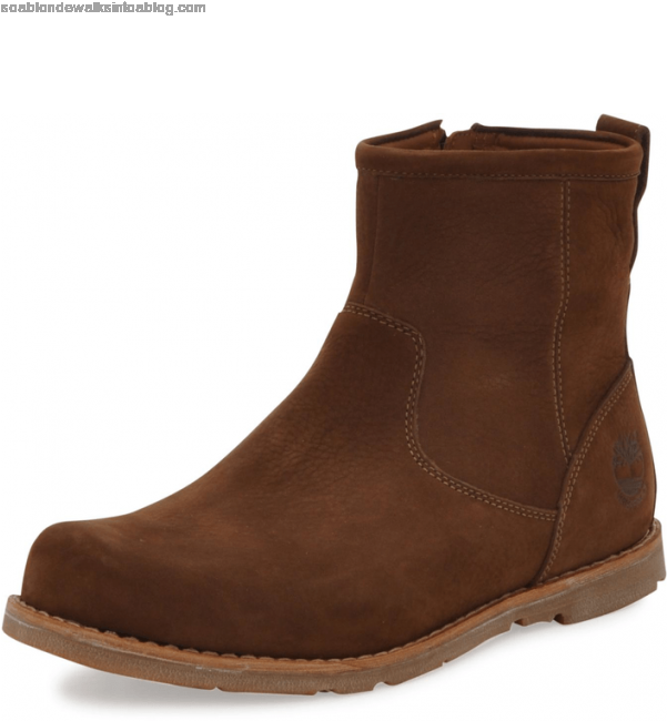 Men's Timberland 5063a Ek Rugged Side Zip Light Brown - Work Boots (600x750), Png Download