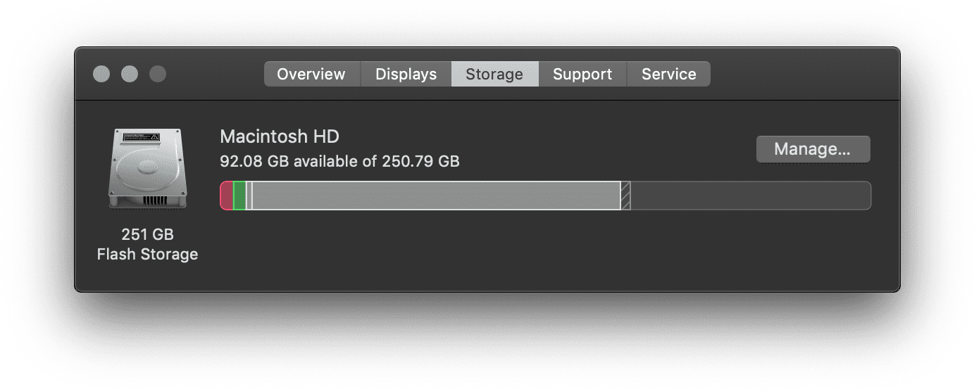 About This Mac Storage - Computer File (1396x572), Png Download