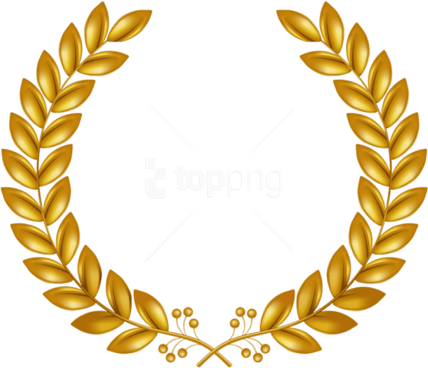 Free Png Download Golden Wreath Clipart Png Photo Png - Trophy Vector (850x729), Png Download