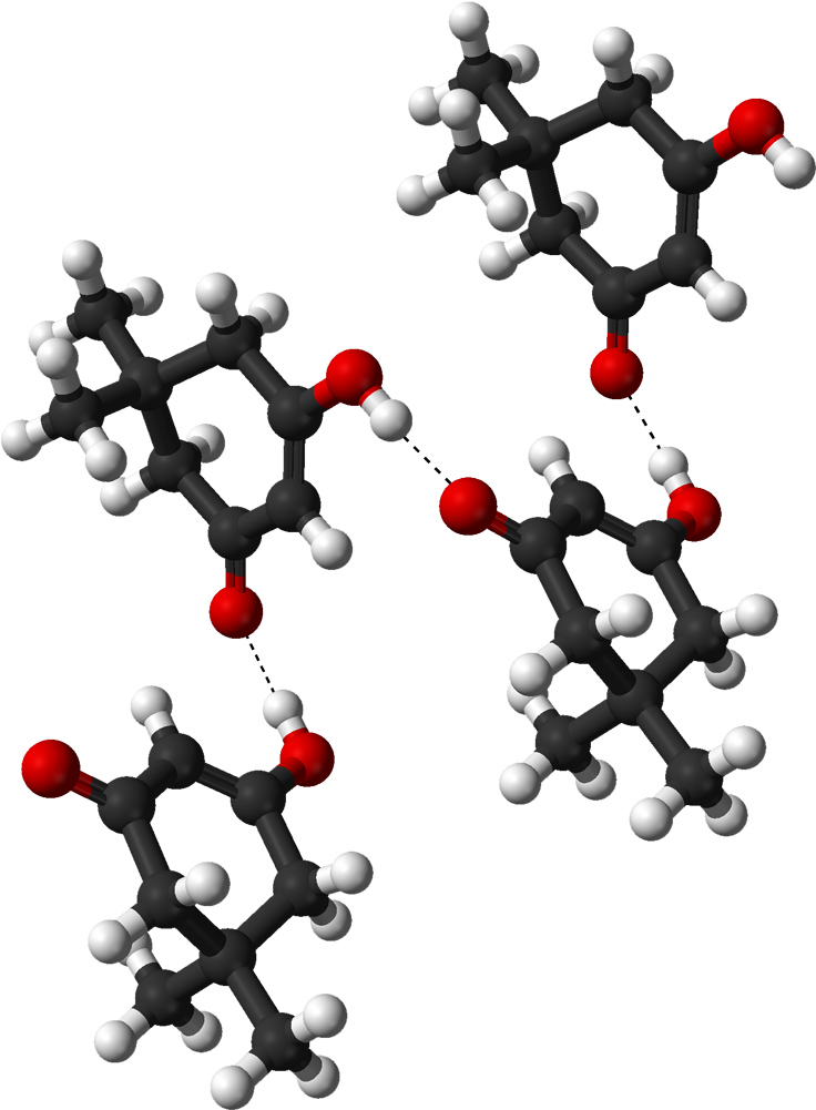 Dimedone Hydrogen Bonded Chain From Xtal 3d Balls (835x1100), Png Download