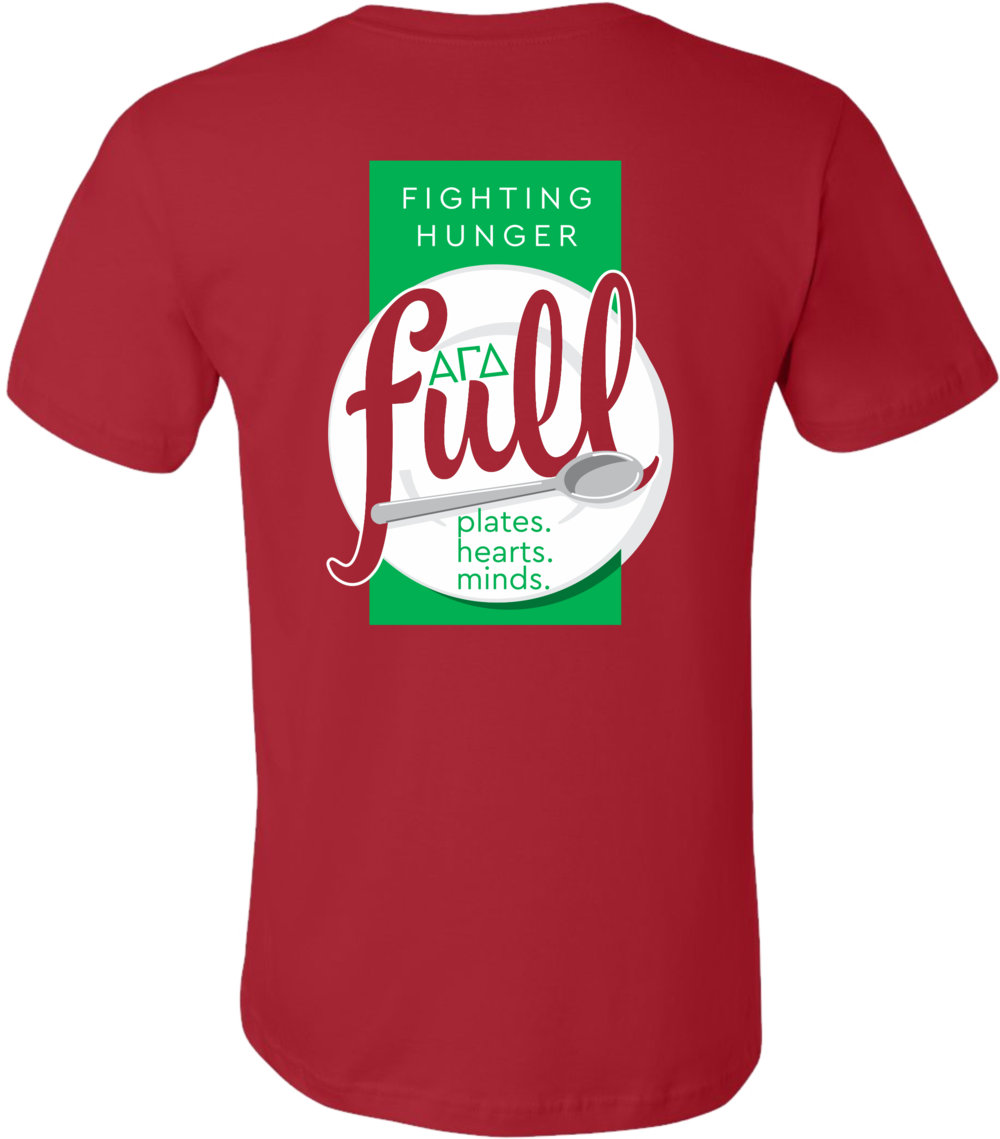Agd Fighting Hunger Back - Active Shirt (1000x1139), Png Download