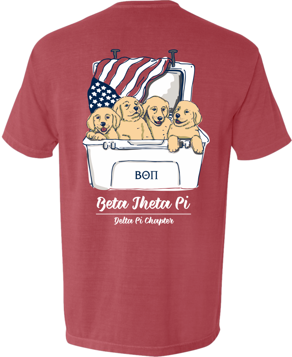 Beta Puppy Shirt Back - Active Shirt (1000x1221), Png Download