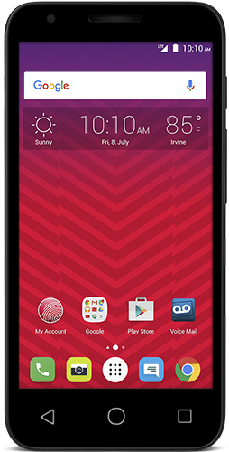 A New Entry-level Smartphone From Alcatel Is Now Available - Boost Mobile Alcatel Dawn (565x570), Png Download