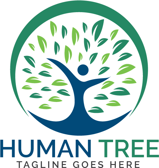 Human Tree Logo Design - Graphic Design (1500x1000), Png Download