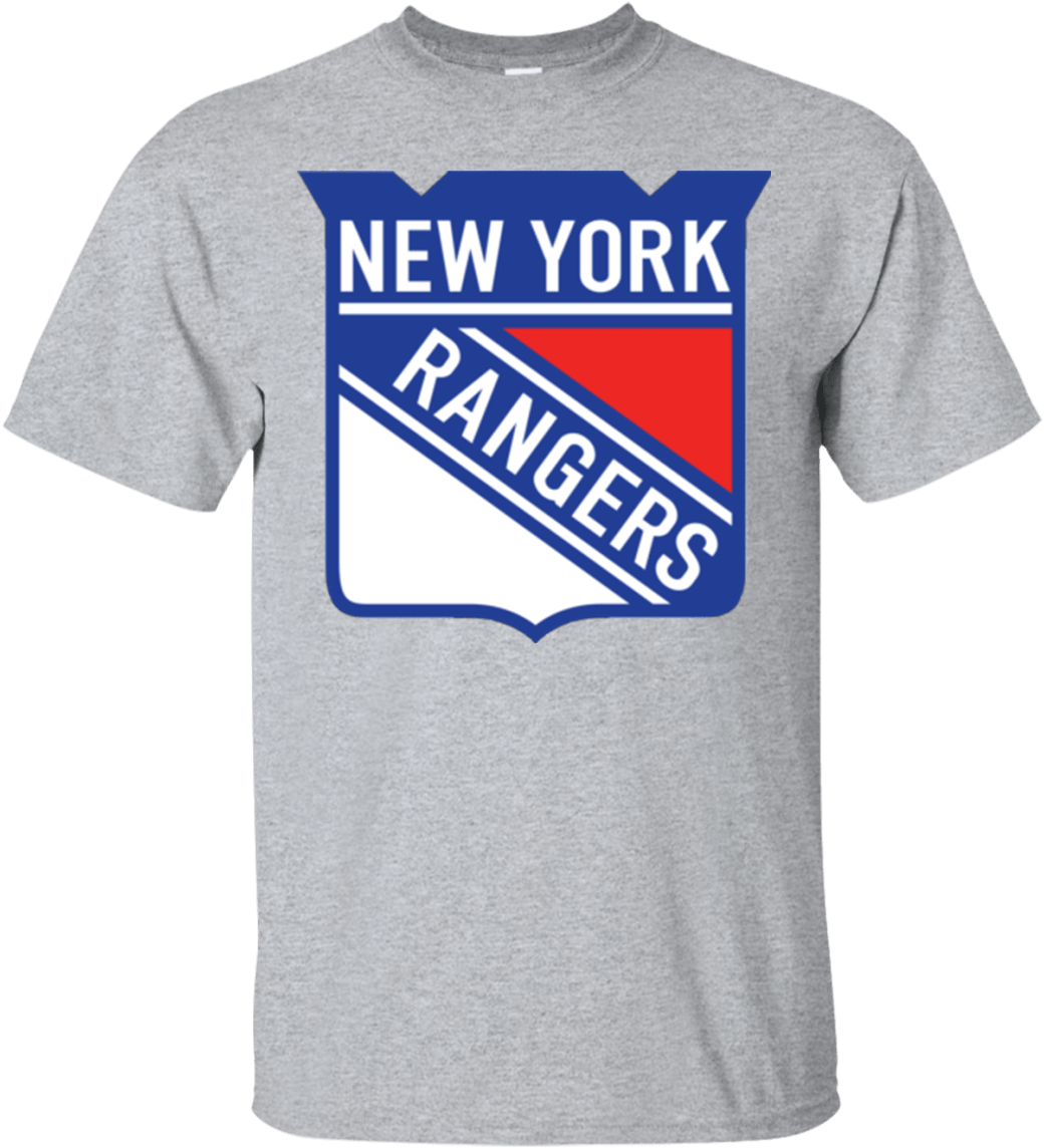 New York Rangers Nhl Men's T-shirt - Active Shirt (1155x1155), Png Download