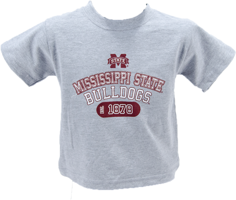 Toddler Mississippi State Bulldogs Short Sleeve Tee - Hail State (800x800), Png Download
