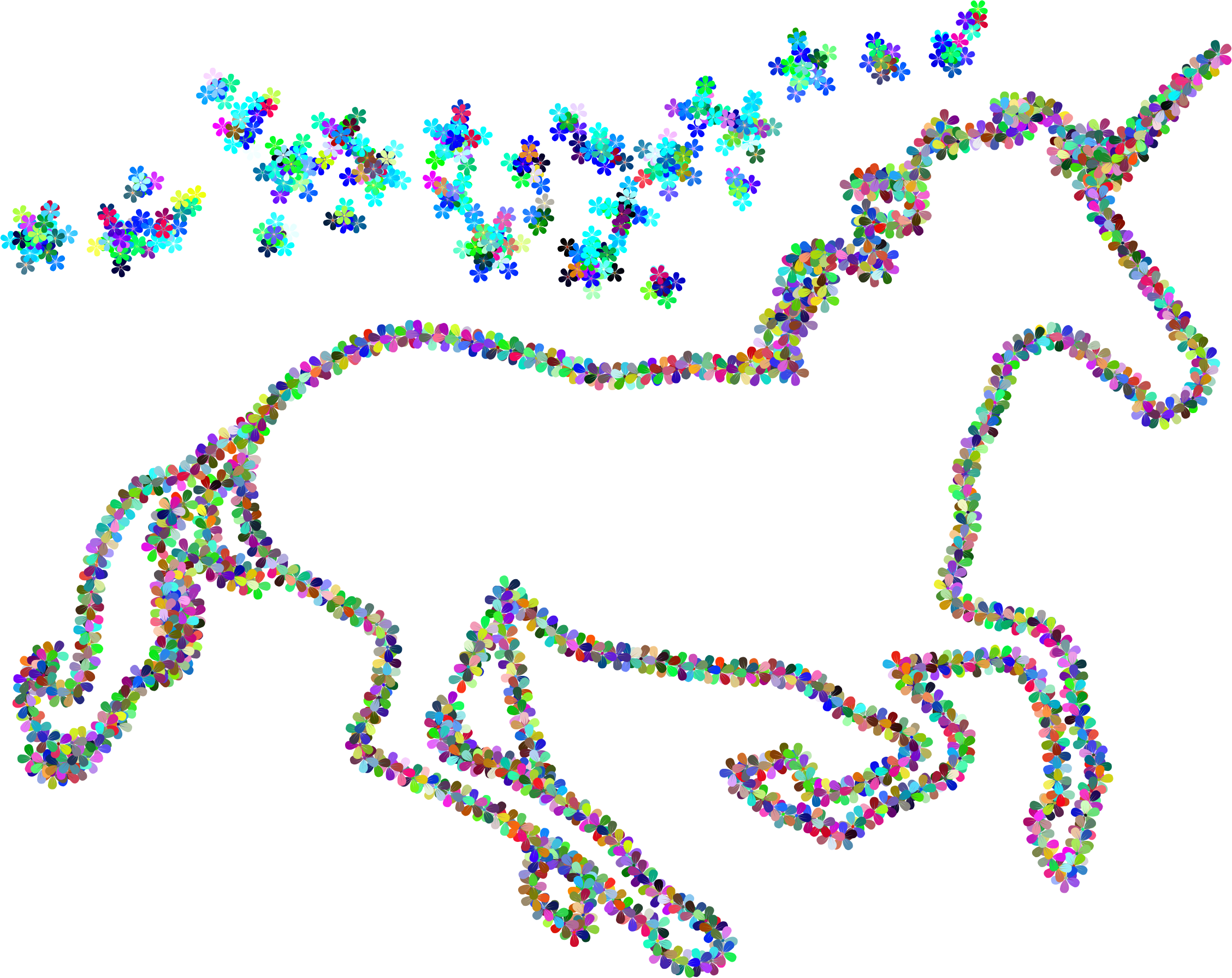 2256 X 1790 6 - Outline Of Unicorn (2256x1790), Png Download