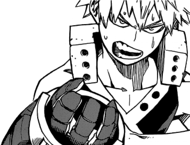 Manga Boy Clipart Mask Png - Bakugou And Kirishima Manga (640x480), Png Download