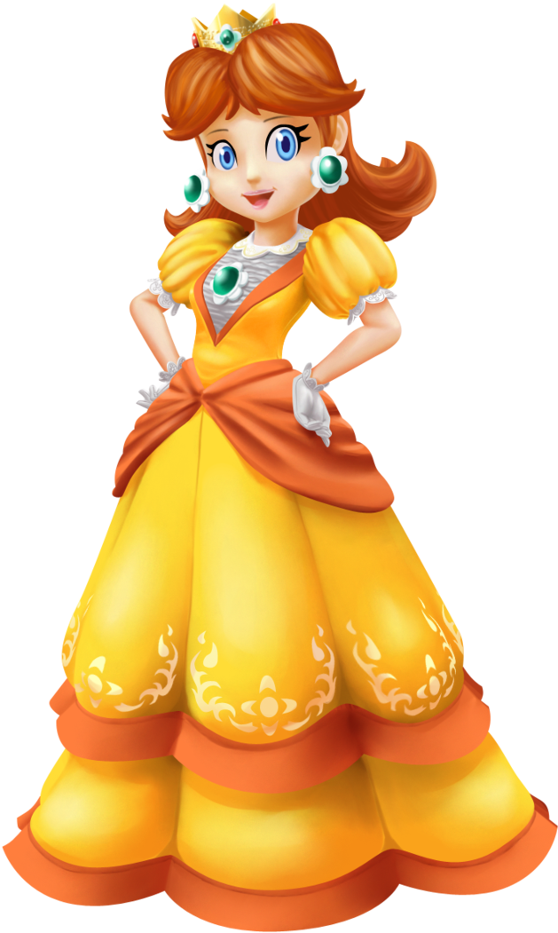 Pin By Taylor Fournier On Princess Daisy - Super Mario Princess Daisy (721x1108), Png Download