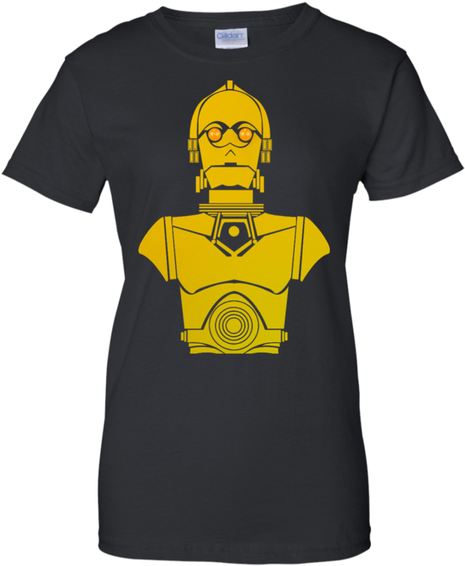 Starwars C3po T Shirt & Hoodie - T-shirt (800x800), Png Download