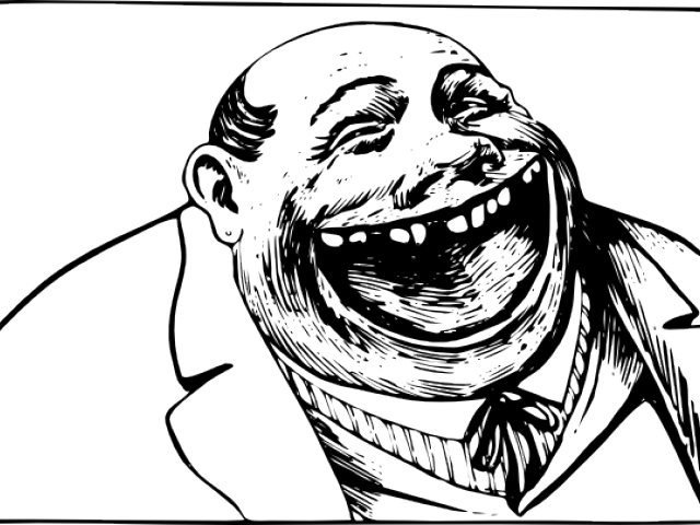 Laughing Man Cliparts - Sketch (640x480), Png Download