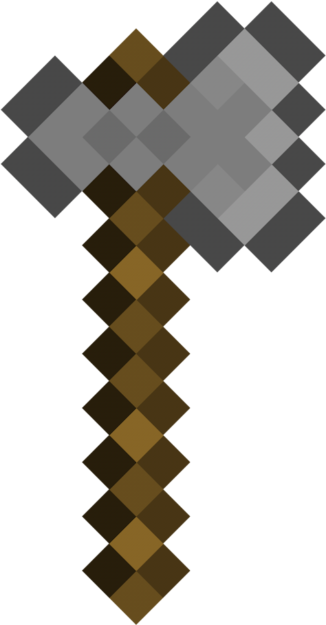 Stone Axe - Machado Minecraft (1920x1080), Png Download