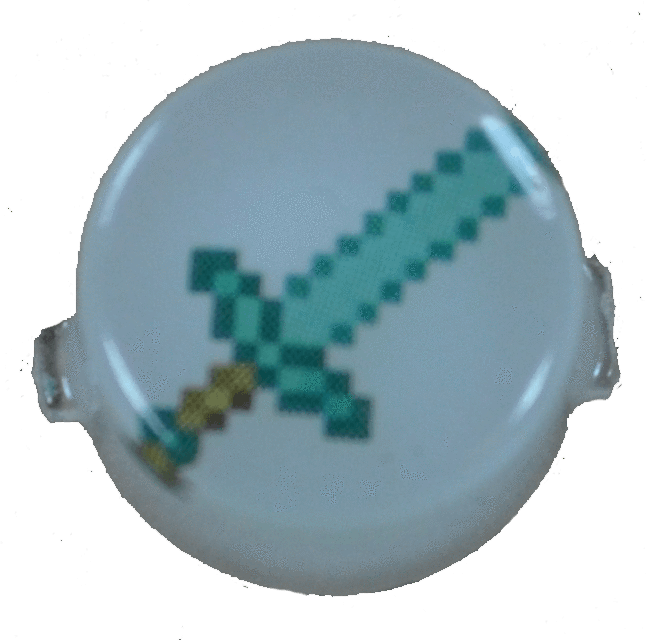 Graphic Home Buttons - Minecraft Diamond Sword Short (647x640), Png Download
