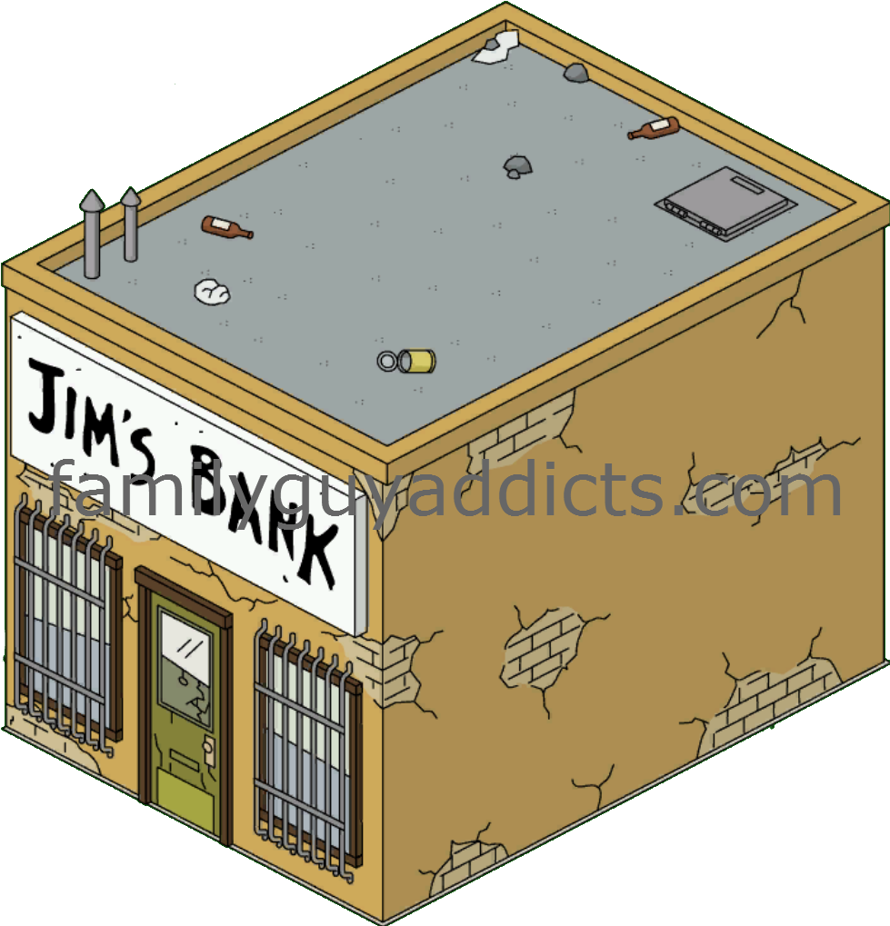 Jim's Bank - Illustration (1017x1050), Png Download