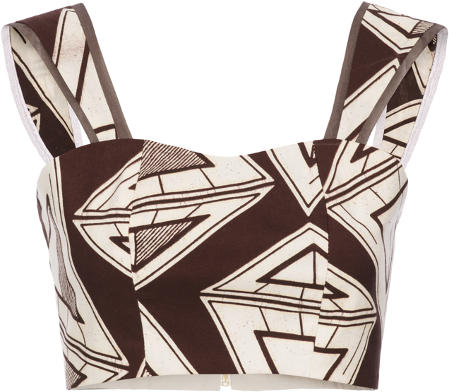 Tribal Crop Top - Active Tank (1000x1500), Png Download