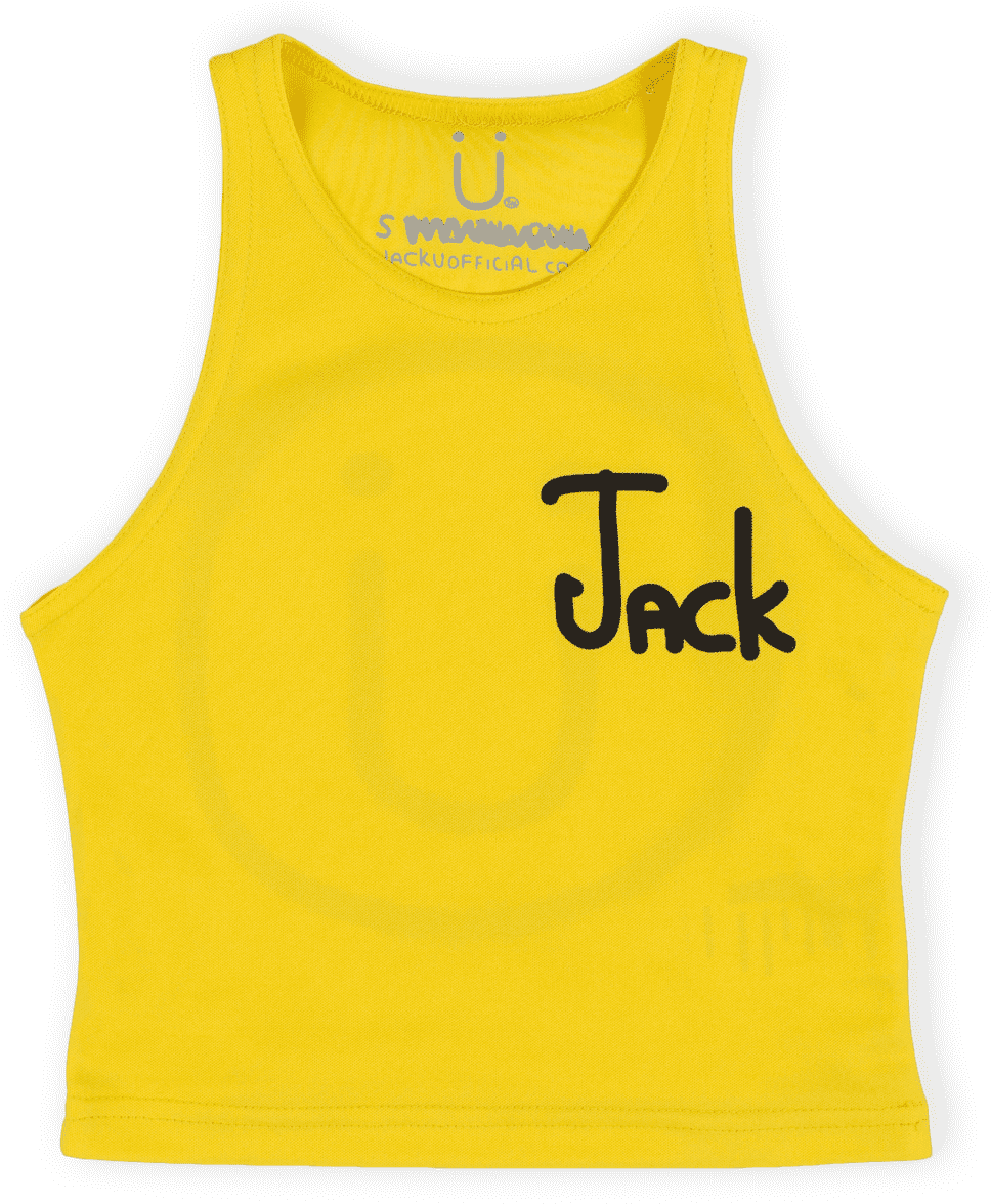 'jack Ü Sports Top' Women's Crop Top - Active Tank (1500x1500), Png Download