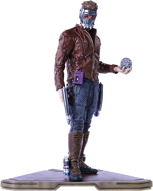 Guardians Of The Galaxy - Guardians Of The Galaxy Star Lord Statue (710x784), Png Download