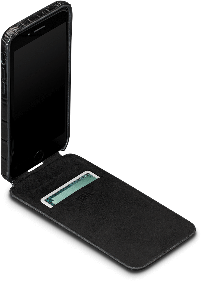 Magnet Flipper Leather Case For Iphone 8, 7 - Iphone X Flip Up Case (1024x1024), Png Download